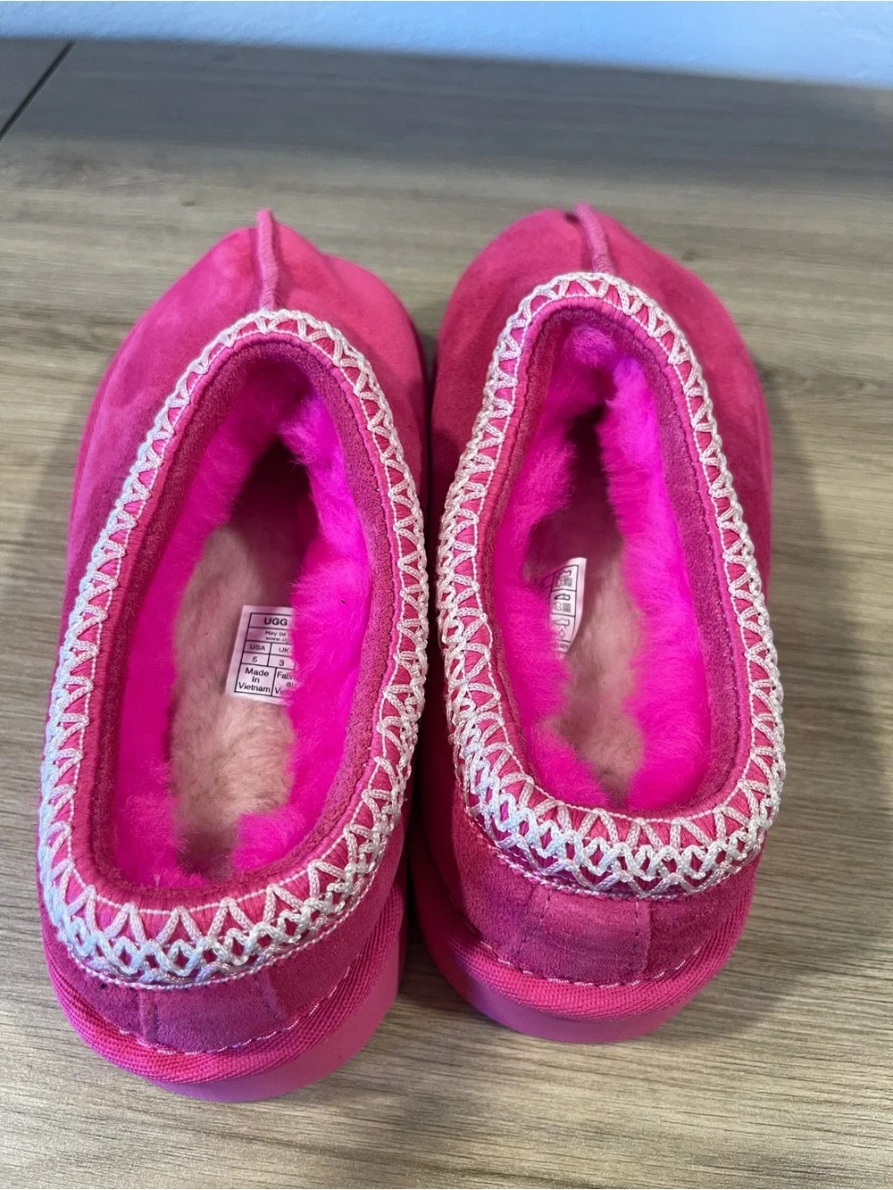 UggsPink Cozy Suede Slipper Mules